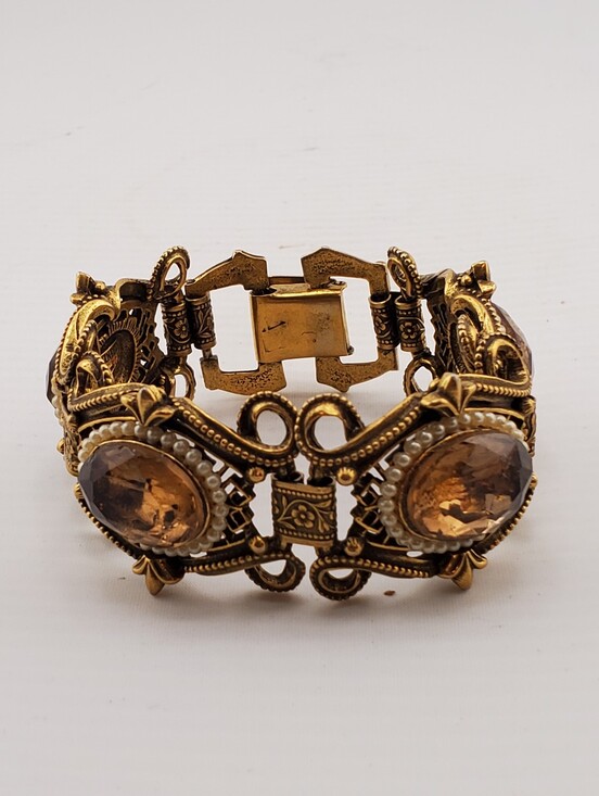 Florenza Jewelry - Vintage Florenza Chunky Stone Bracelet
